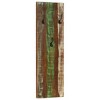 Aghana Digitals Rustic Wall-Mounted Coat Rack: 3-Hook Solid Reclaimed Wood & Powder-Coated Steel - 2 of 4