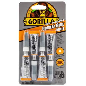 Gorilla Glue 4pk Clear Mini Tubes - 0.42oz