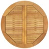 vidaXL Garden Table Natural wood Solid Acacia wood Medium - 4 of 4