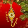 Morawski 6.75 In Solar Siren Reflector Paisley Tree Ornaments - 2 of 4
