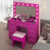 White Vanity Desk Set - 4 of 4