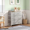 Dresser for Bedroom, 6 Drawer Storage Chest, Fabric Tower with Bins - 3 of 4