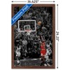 Trends International Michael Jordan - The Shot Framed Wall Poster Prints - 3 of 4