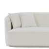 Acme Furniture 83" Odette Sofa Beige Velvet: Luxurious Upholstered, Wood Frame, Includes 4 Accent Pillows - 4 of 4