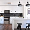 30 Pack Black Cabinet Pulls Kitchen Drawer Handles Hole Center Matte Black Cabinet Hardware Stainless Steel - 2 of 4