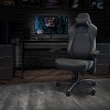 Flash Furniture Falco Ergonomic High Back Adjustable Gaming Chair with 4D Armrests, Headrest Pillow, and Adjustable Lumbar Support - 2 of 4