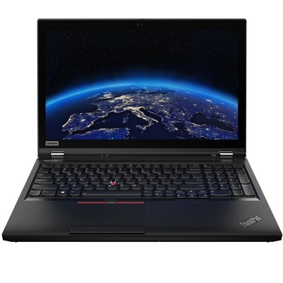 Lenovo P53 Laptop, Core i7-9850H 2.6GHz, 32GB, 512GB SSD, 15.6" FHD, Win11P64, CAM, Nvidia Quadro T1000 4GB, Manufacturer Refurbished