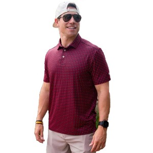 Burlebo Men's Performance Short Sleeve Polo Golf Shirt - 1 of 3