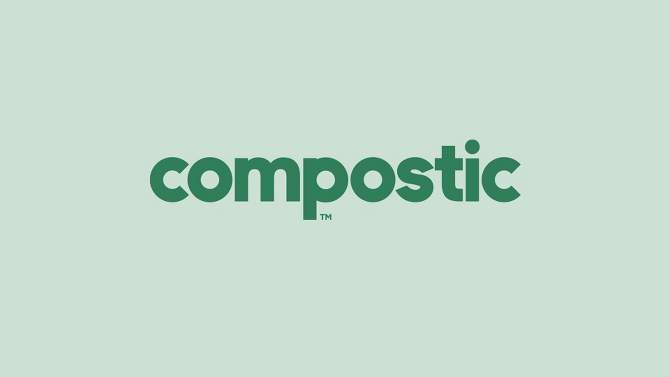 Compostic 100% Home Compostable, Freezer and Microwave Safe Snack Bags - 50ct, 2 of 9, play video