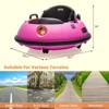 COZONY 12V Baby Bumper Car with Remote Control, Electric Ride on Toy for Toddlers, 360° Rotation, Flashing Lights, Music, 2 Speed Modes, Safety Belt - 2 of 4