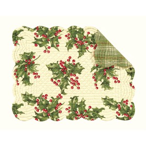C&F Home Holly Rectangular Placemat Set of 6 - 1 of 3