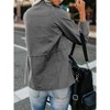 Imily Bela Women's Utility Jacket with Snap Buttons and Pockets for Urban Exploration - 3 of 4
