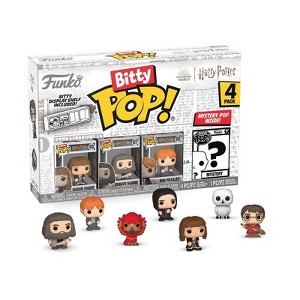 Funko Bitty POP! Harry Potter 4-Pack – Hermione Granger, Ron Weasley, Rubeus Hagrid & Mystery Mini Figure - 1 of 4