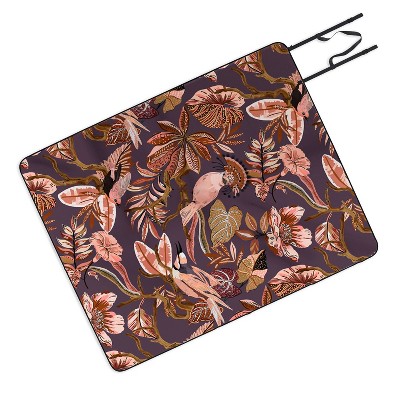 Marta Barragan Camarasa 2Pink tropical birds landscape Picnic Blanket - Deny Designs