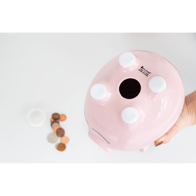 Pearhead Ceramic Piggy Bank - Pink, 4 of 7