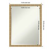 Mila Beveled Wood Framed Bathroom Vanity Wall Mirror - 3 of 4
