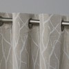 EXCLUSIVE HOME Forest Hill Woven Room Darkening Blackout Grommet Top Curtain Panel Pair - 2 of 3