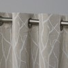 Exclusive Home Forest Hill Woven Room Darkening Blackout Grommet Top Curtain Panel Pair - 2 of 3