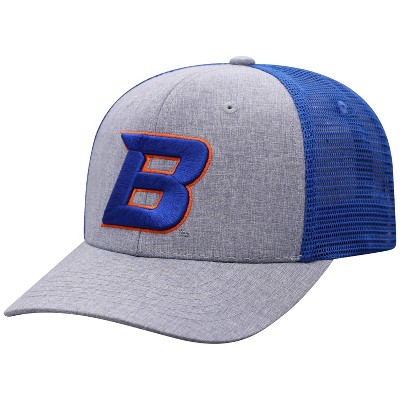 NCAA Boise State Broncos Men's Gray Chambray with Hard Mesh Snapback Hat