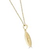 Pompeii3 14k White or Yellow Gold Mother St. Jude Thadeus Pendant Necklace 14.5mm Tall - 2 of 4