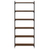 vidaXL Bookcase Storage Bookshelf Display Book Cabinet Engineered Wood - Brown Oak 31.5" Width 74" Height - 4 of 4