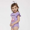 The Juniper Shop Chillin With My Peeps Checkered Baby Flutter Sleeve Bodysuit - 2 of 2