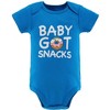 The Peanutshell Baby Boy or Girl Short Sleeve Bodysuits, 5-Pack, Little Foodie, Newborn to 24 Months - 3 of 4