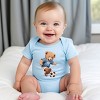 The Juniper Shop Watercolor Soccer Bear Baby Short Sleeve Bodysuit - 3 of 4