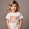 The Juniper Shop Happiness Blooms From Within Toddler Short Sleeve Tee - 5T - Cream - 3 of 4