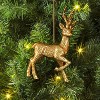 Christmas Resin Gold Reindeer Ornament - Wondershop™ - 2 of 3