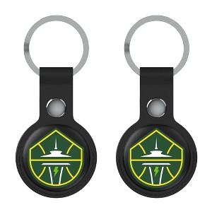 Keyscaper WNBA Insignia Black Airtag Holder 2-Pack - 1 of 4