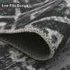 Washable Area Rugs Rug for Living Room Bedroom Farmhouse, Geometric Neutral Rug Low Pile Non-Slip Soft Stain-Resistant Carpet - 4 of 4