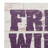 15" Rustic Wood Free Wine Tomorrow Wall Art - Stonebriar Collection - 4 of 4