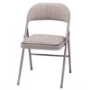 MECO 4-Pack of Sudden Comfort Deluxe Fabric Padded Folding Dinning Chairs with 16 x 16 Inch Seat and Non Marring Leg Caps - 2 of 4