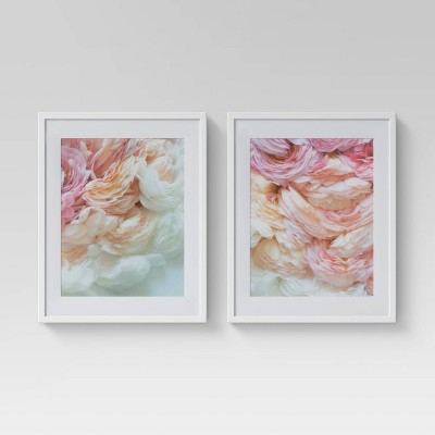 (Set of 2) 16" x 20" Floral Photography Framed Print - Opalhouse™