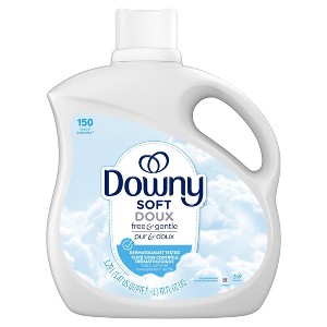 Downy Free & Gentle Fabric Softener (Fabric Conditioner), 111 fl oz, 150 Loads, Hypoallergenic - 1 of 4