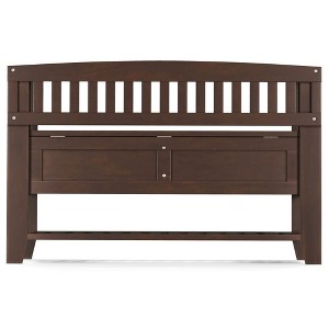 TiramisuBest Gold Bedroom Bench - Champagne Solid Wood & MDF Entryway, 54x18x19 Inches - 1 of 4