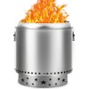 Smokeless Fire Pit for Outside, 16.5" Stainless Steel Fire Pit with Air Switch, Portable Fire Pit, Outdoor Firepit for Camping, Garden, Patio - 3 of 4