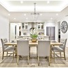 Elegant Lighting Nordic 5 light Antique Silver Pendant Clear Royal Cut Crystal - 3 of 3