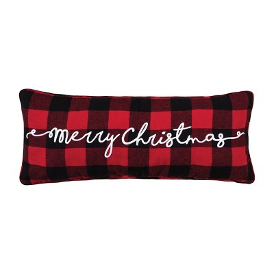 C&F Home Merry Christmas Embroidered Pillow