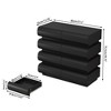 Okak Minimalist 6/8-Drawer Dresser,Modern Storage Organizer Dresser with Curved Design,Chest of Drawers for Bedroom,Living Room,Entryway - 3 of 4
