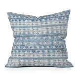 16"x16" Alison Janssen Rustic Square Throw Pillow Indigo - Deny Designs