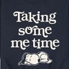 Men's - Peanuts - Taking Some Me Time Graphic Fleece Sweatshirt - 2 of 4