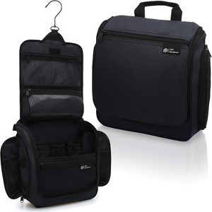 Hanging Travel Toiletry Bag for Men and Women – Large Cosmetics, Makeup and Toiletries Organizer Kit with 10 Compartments, YKK Zippers - 1 of 4