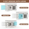 Dog Furniture Crate, 47" Large Dog Crate Furniture w/ 2 Storage Draws & Removable Divider for Large/Medium/Small Dogs - 3 of 4
