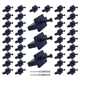 Itopfox 1000PCS Universal Nylon Deck Fastener Clips with Preloaded Screws for Composite Deck Boards Installation - 1 of 4