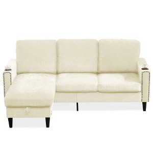 NicBex Modern Upholstered Modular Sectional Sofa Large L-Shaped Living Room Sofa Set with Storage Chaise for Living Room,Apartment - 1 of 4