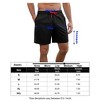 Men's Swim Trunks Quick Dry Swim Shorts with 4 Pockets for Men Dark Gray S - 4 of 4