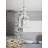 Progress Lighting, Staunton Collection, 1-Light Wall Sconce, Brushed Nickel, Clear Glass Shade - 3 of 4