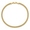 Black Bow Jewelry 3mm Diamond Cut Double Rope Strand Bracelet in 14k Yellow Gold - 4 of 4